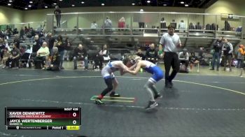 70 lbs Cons. Round 1 - Jayce Wertenberger, Dundee MI vs Xaver Dennewitz, Contenders Wrestling Academy