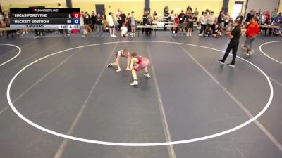 120 lbs Quarters - Lucas Forsythe, IL vs Beckett Edstrom, MN