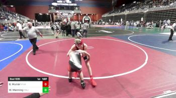 106 lbs Final - Braydon Munier, Sturgis Youth WC vs William Manning, Project WC