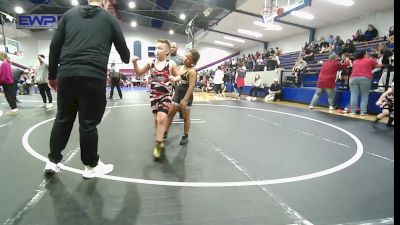 132 lbs Consi Of 8 #2 - Daniel Talamantes, Bristow Youth Wrestling vs Tripp Gaches, Cleveland Public Schools