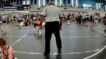 120 lbs Round 5 (6 Team) - Sawyer Seebeck, West Forsyth WC vs Luke Frankovits, Buxton