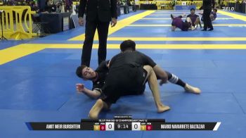 Mario Navarrete Baltazar vs Amit Meir Burshtein 2026 Pan IBJJF Jiu-Jitsu No-Gi Championship