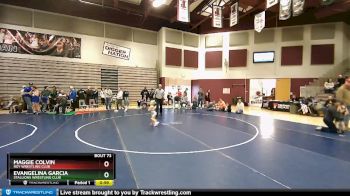 29-35 lbs Round 2 - Maggie Colvin, Roy Wrestling Club vs Evangelina Garcia, Stallions Wrestling Club