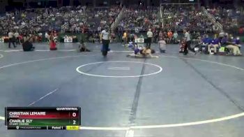 3 lbs Quarterfinal - Charlie Sly, Stuart Cramer vs Christian Lemaire, Person