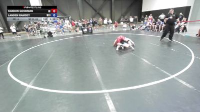 144 lbs Kaedun Goodman, Nebraska vs Landen Ramsey, Wisconsin Blue