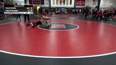 113 lbs Round 1 - Abe Heysinger, Dubuque Hempstead vs Cole Peters, Cardinal Community