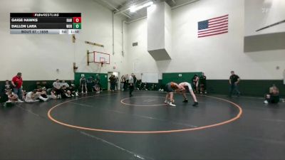 165B Round 2 - Gaige Hawks, Rawlins vs Dallon Lara, Worland High School