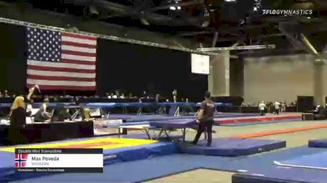 Max Poveda - Double Mini Trampoline, World Elite - 2021 USA Gymnastics Championships