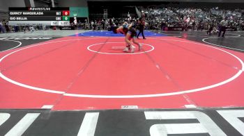 90 lbs Round Of 16 - Quincy Nanquilada, Mat Demon Wrestling Club vs Gio Bellia, Cmg Wrestling Academy