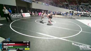 2A/1A-285 Quarterfinal - Wylie Johnson, Culver vs Isaiah Naeve, Vernonia