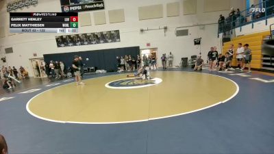 132 lbs Round 1 - Garrett Henley, Lovell Middle School vs Felix Matthiesen, Worland Middle School