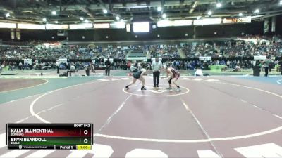 145 lbs Cons. Round 3 - Kalia Blumenthal, Douglas vs Bryn Beardoll, Eagle