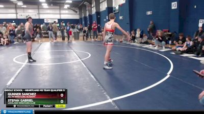 110 lbs Cons. Round 3 - Stefan Gabriel, Lakeland Wrestling Club vs Gunner Sanchez, All In Wrestling Academy