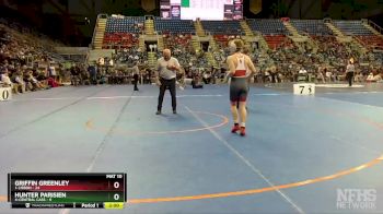 132 lbs Semis & 1st Wrestleback (8 Team) - Griffin Greenley, 1-Lisbon vs Hunter Parisien, 4-Central Cass