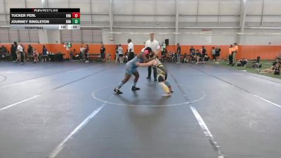 120 lbs Semifinal - Journey Singleton, Unattached vs Tucker Perl, Unattached