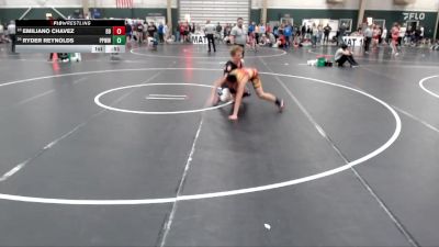 144 lbs Cons. Round 2 - Emiliano Chavez, BV Bison vs Ryder Reynolds, Pikes Peak Warriors Wrestling
