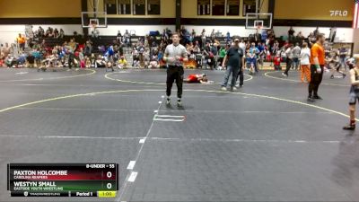 55 lbs Round 3 - Westyn Small, Eastside Youth Wrestling vs Paxton Holcombe, Carolina Reapers