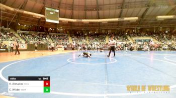 49 lbs Round Of 32 - Karson Arevalos, Socal Grappling Club vs Chance Wilder, Triumph Wrestling Club