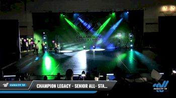 Champion Legacy - Senior All- Star Pom [2021 Senior - Pom - Large Day 3] 2021 CSG Dance Nationals