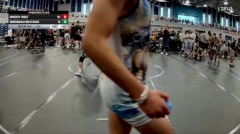 120 lbs Champ. Round 1 - Brennan McCook, Team Clay vs Brody Belt, Pitbulls