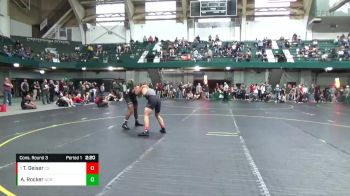 174 lbs Cons. Round 3 - Tate Geiser, Cleveland State vs Andre Rocker, Northwestern
