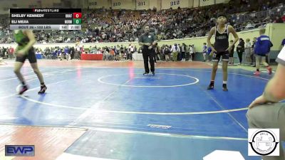 100 lbs Round Of 32 - Eli Mejia, Norman North vs Shelby Kennedy, Unattached