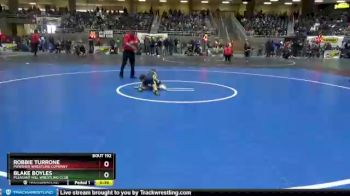 49 lbs Quarterfinal - Blake Boyles, Pleasant Hill Wrestling Club vs Robbie Turrone, Punisher Wrestling Company