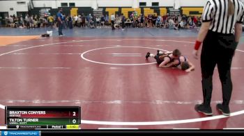 80 lbs Champ. Round 2 - Braxton Conyers, Heritage vs Tilton Turner, Lowell Scott