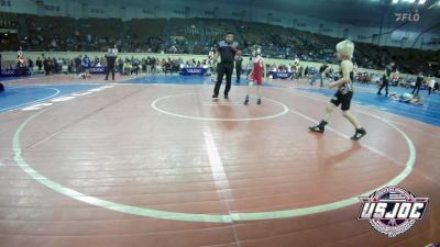 55 lbs Consi Of 8 #1 - Ethan Livesay, Blanchard Wrestling Club vs Gray Fife, Tecumseh Youth Wrestling