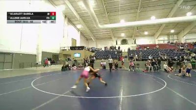 62 lbs Cons. Semi - Allene Auelua, Team Pride Academy vs Scarlett Barela, JayHawk Wrestling