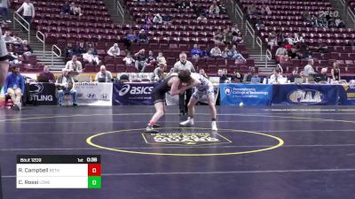 127 lbs Consi Of 8 #2 - Ryder Campbell, Bethlehem Cath vs Cael Rossi, Lower Dauphin