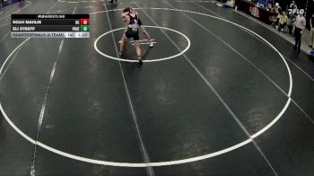 138 lbs Quarterfinals (8 Team) - Noah Mahlin, Battle Creek vs Eli Streff, Pierce