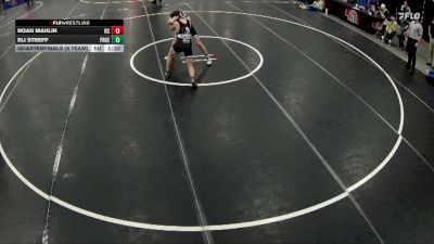 138 lbs Quarterfinals (8 Team) - Noah Mahlin, Battle Creek vs Eli Streff, Pierce