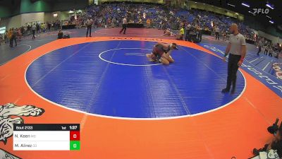 132 lbs Round Of 64 - Noah Keen, MO vs Mikai Alirez, CO