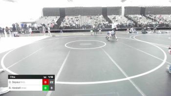 77 lbs Quarterfinal - Dante Depaul, Buxton Elite ES vs Brady Haskell, Kraken Elem Elite