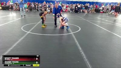 60 lbs Finals (2 Team) - Dozier Young, Phoenix WC vs Wyatt Yeager, WV Wild