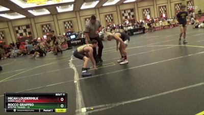 115 lbs Round 4 (6 Team) - Micah Loudermilk, SVRWC Gold vs Rocco Graffeo, Bitettio Trained