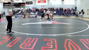 174 lbs Cons. Semi - Corey Holmes, Avila vs Spencer Rochelle, Ottawa University