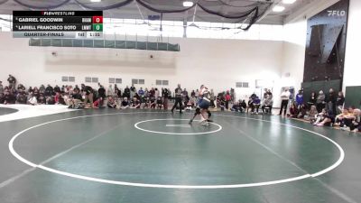 165 lbs Quarterfinal - Gabriel Goodwin, RHAM vs Lariell Francisco Soto, Lyman Mem/Windham Tech
