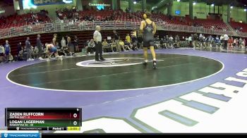 144 lbs Round 2 (6 Team) - Zaden Ruffcorn, Gretna East vs Logan Lagerman, Manhattan HS