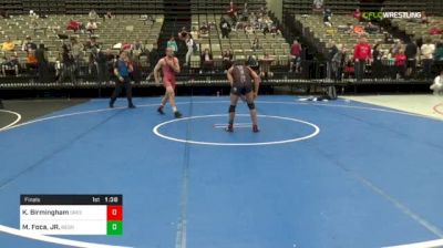 149 lbs Final - Kevin Birmingham, Greensboro RTC vs Michael Foca, JR., RedNose