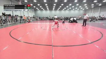 95 lbs Rr Rnd 2 - Tyler Nowicki, Region Wrestling Academy - EL vs Luke Barikian, Revival Jokers - EL