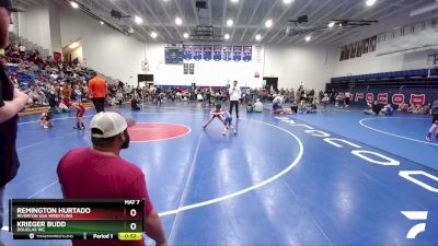 62 lbs Champ. Round 2 - Krieger Budd, Douglas WC vs Remington Hurtado, Riverton USA Wrestling