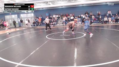 210-220 lbs Quarterfinal - Nathan Vasquez, Kearney Matcats vs Demarion Williams, Shelton