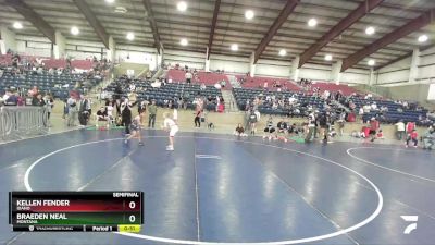 77 lbs Semifinal - Kellen Fender, Idaho vs Braeden Neal, Montana