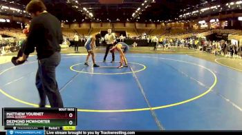 135 lbs Quarterfinal - Matthew Yournet, Doral Academy vs Dezmond McWhorter, Rogue Wrestling