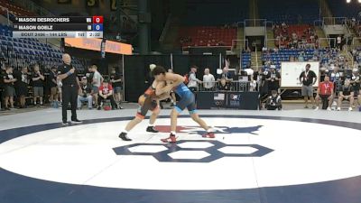144 lbs Cons. Semis - Mason DesRochers, Washington vs Mason Goelz, Indiana