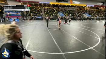 100 lbs Cons. Round 3 - Huxley Powers, North Polk vs Livia Smith, South Tama