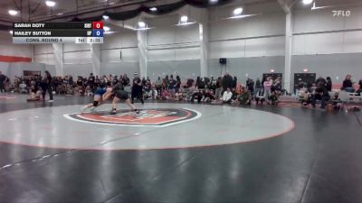 160 lbs Cons. Round 4 - Sarah Doty, Southern Illinois Regional Training Center vs Hailey Sutton, Providence
