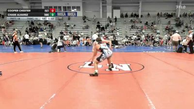 160 lbs Round Of 64 - Cooper Chester, Patton Trained Blue - HSB vs Chase Alvarez, TNWC Black - HSB